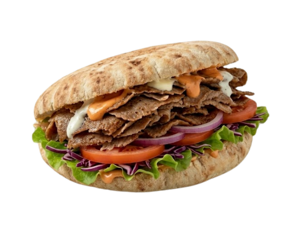 onner Kebab In Kurdish Pitta Bread