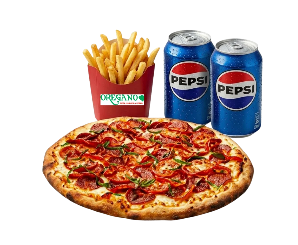 Offer 2 (Any 12" Pizza, Fries & 2 Can of Drink)